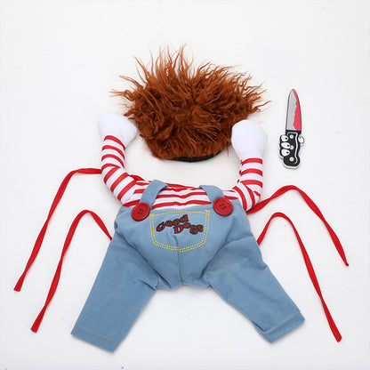 Halloween Chucky Kostümset für Hunde