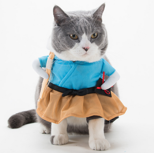 Katzen-Cosplay-Kostüm | Lustige Uniform für Katzenkleidung | Party-Kleidung zum Anziehen