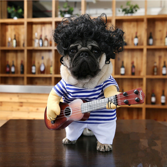 Guitarist Pet Dog Dress | Musical Costume for Dogs
