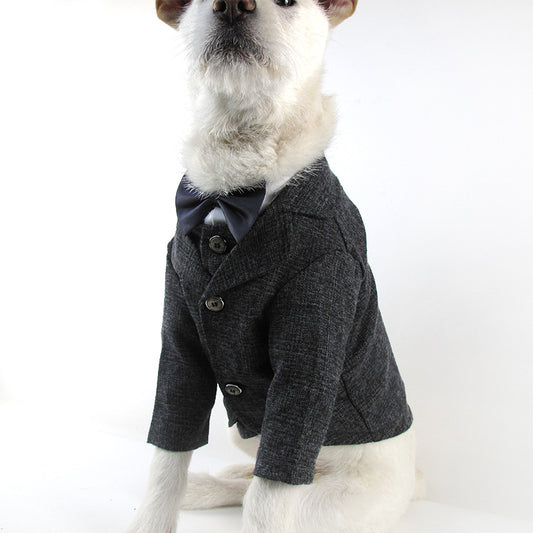 Dog Wedding Dress Vest | Boutique Pet Suit for Special Occasions