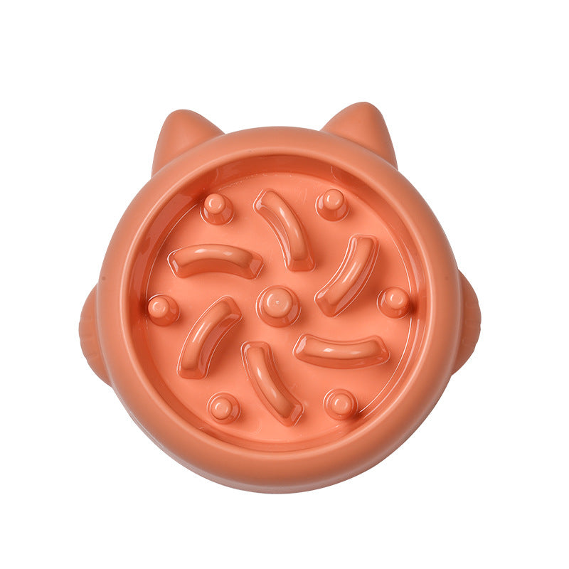 Anti Choking Slow Feeder Dish Bowl For Cats And Dogs