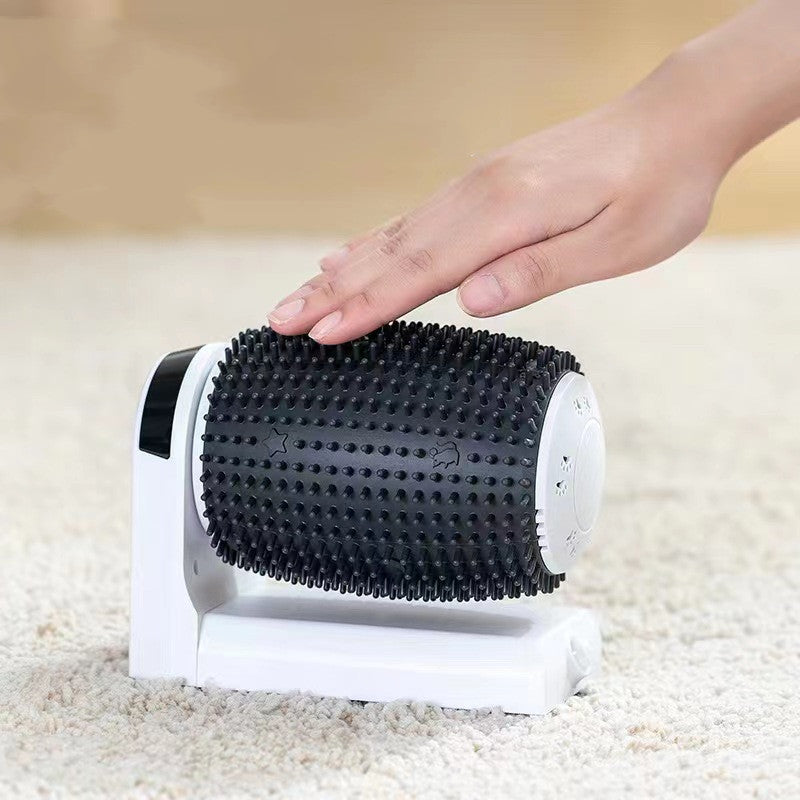 Premium Automatic Cat Self Groomer Wall Corner Brushes | Soft Cat Corner Scratcher for Self Grooming