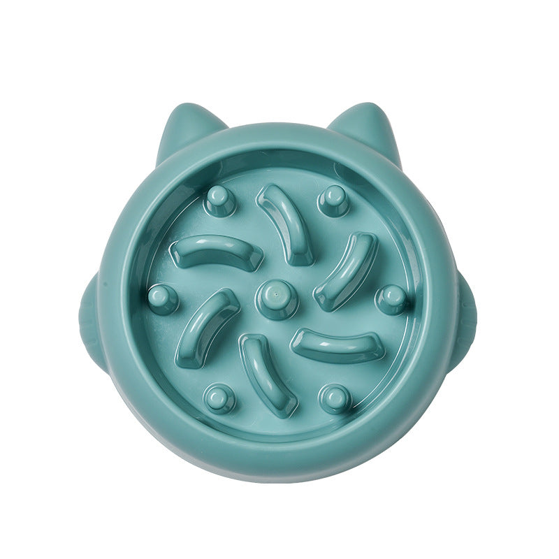 Anti Choking Slow Feeder Dish Bowl For Cats And Dogs