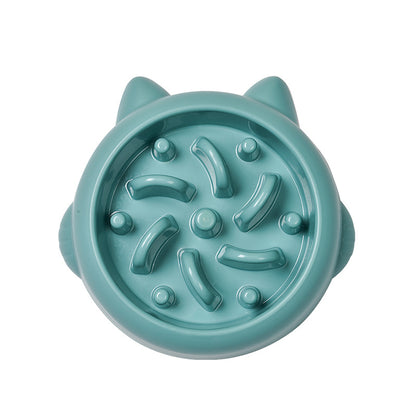 Anti Choking Slow Feeder Dish Bowl For Cats And Dogs