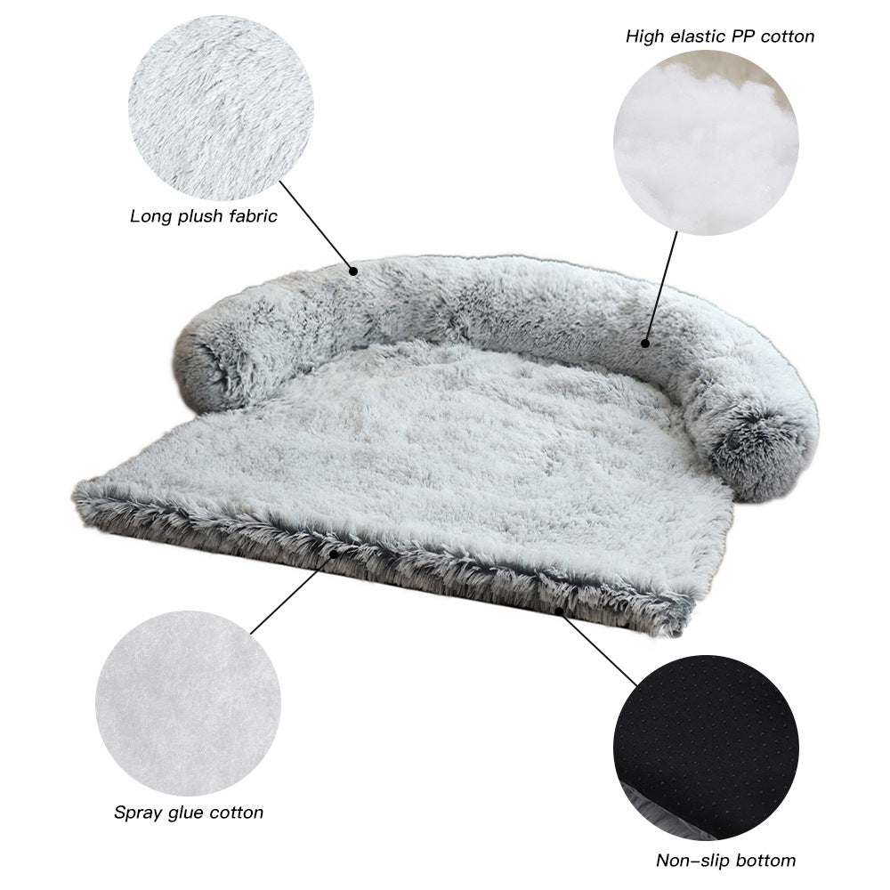 Removable Soft Pet Dog Mat Sofa Bed | Washable Cat Bed Mat Rug Cushion