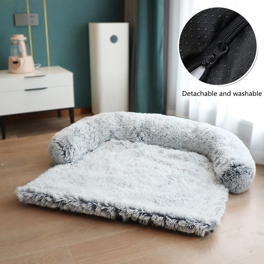 Removable Soft Pet Dog Mat Sofa Bed | Washable Cat Bed Mat Rug Cushion