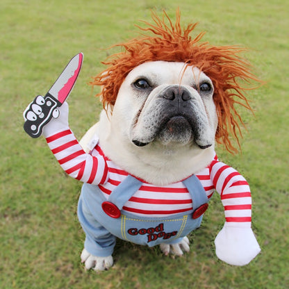 Halloween Chucky Kostümset für Hunde