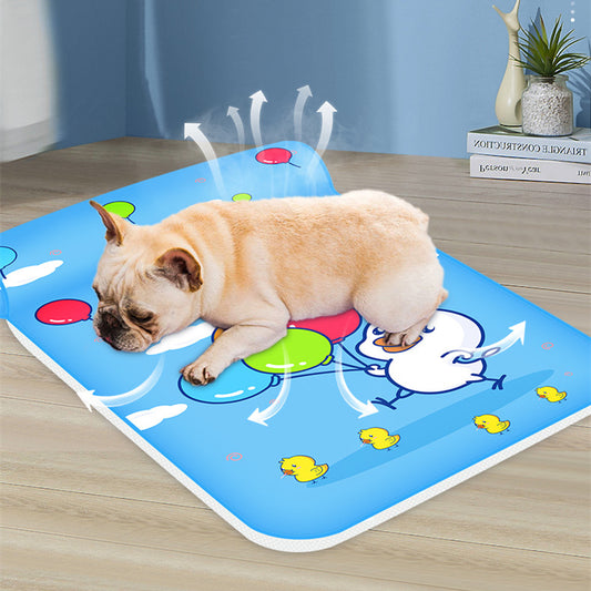 Breathable CoolMat with Pillow for Pets