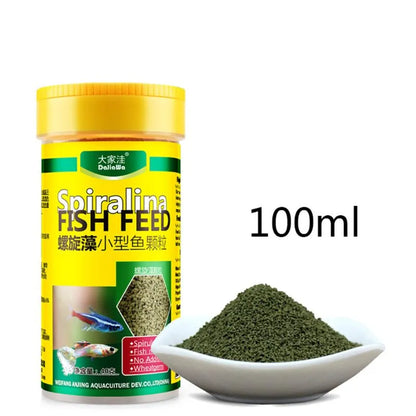 Spirulina Food: Color-Enhanced Nutrition for Fish