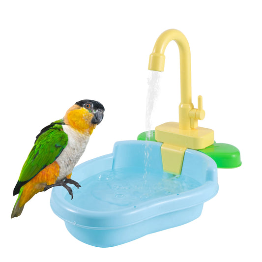 Parrot Bird Cage Bath Basin