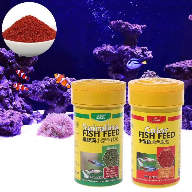 Spirulina Food: Color-Enhanced Nutrition for Fish