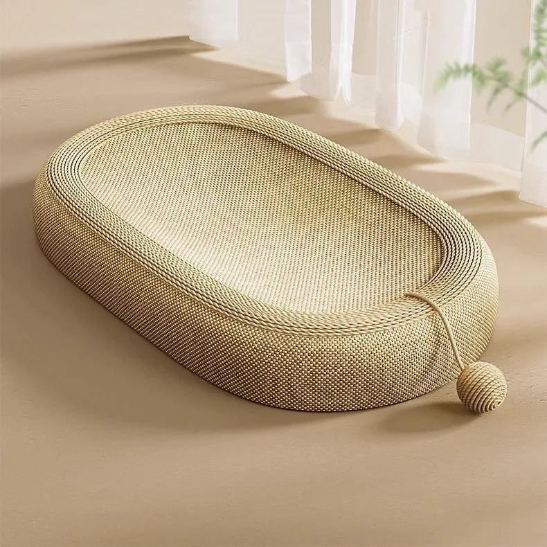 Wooden Cat Sisal Scratching Bed