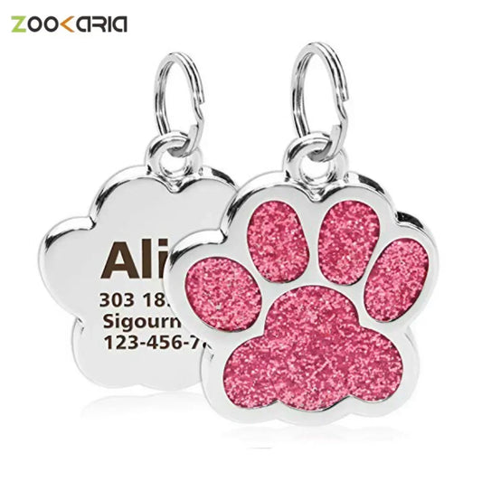 Personalized Pendant Tags Engraved For Dogs And Cats