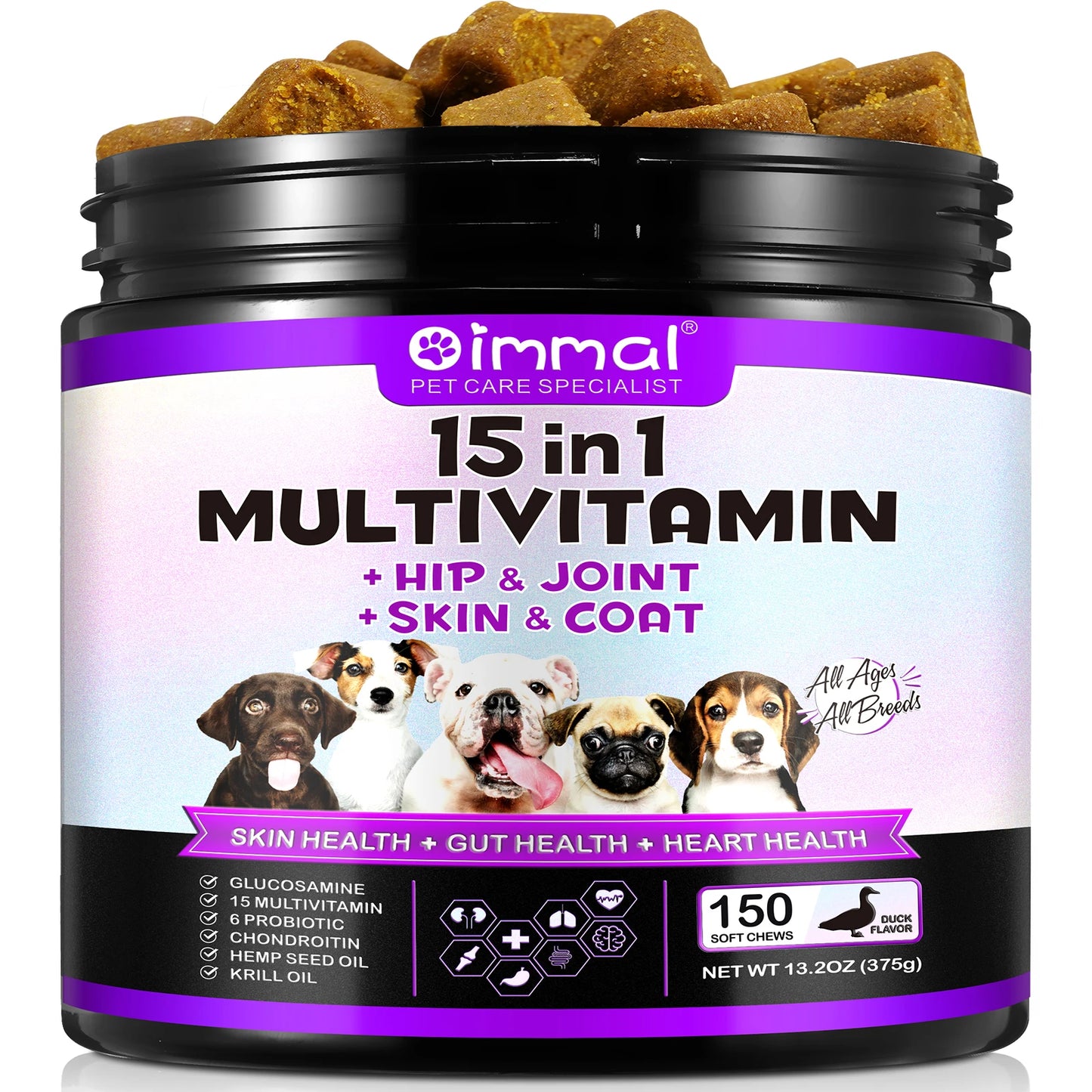 Multivitamin für Hunde: 15-in-1-Gesundheitsschub