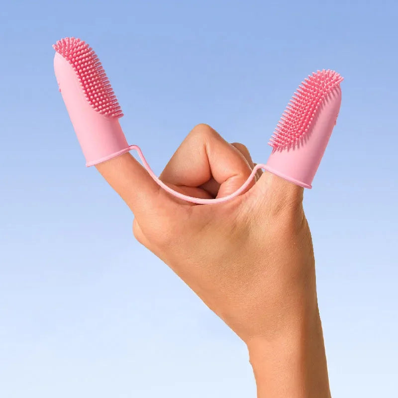 Super Soft Pet Finger Toothbrush For Dogs And Cats