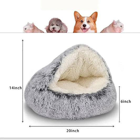 Soft Round Cat Bed