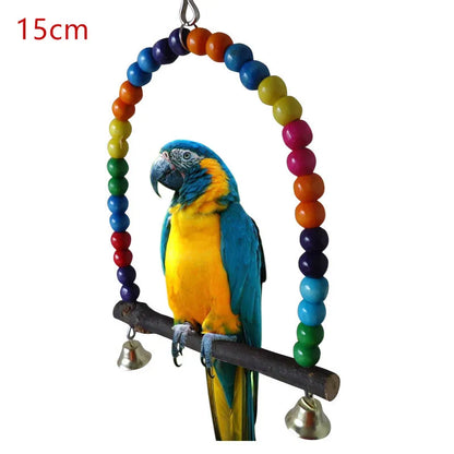 Colorful Bird Parrot Swing