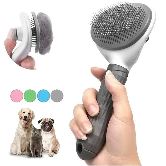 Non-slip Stainless Steel Pet Hair Remover For Dog And Cats