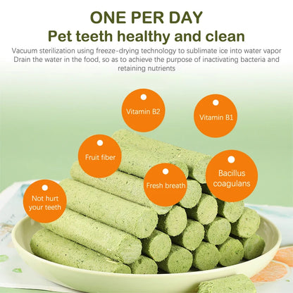 Cat Grass Teeth Cleaning Sticks: 6PCS