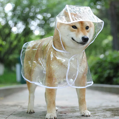 Regenmantel mit Kapuze für Hunde 