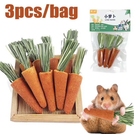 Nutritious Chew Carrots Snacks For Rabbits