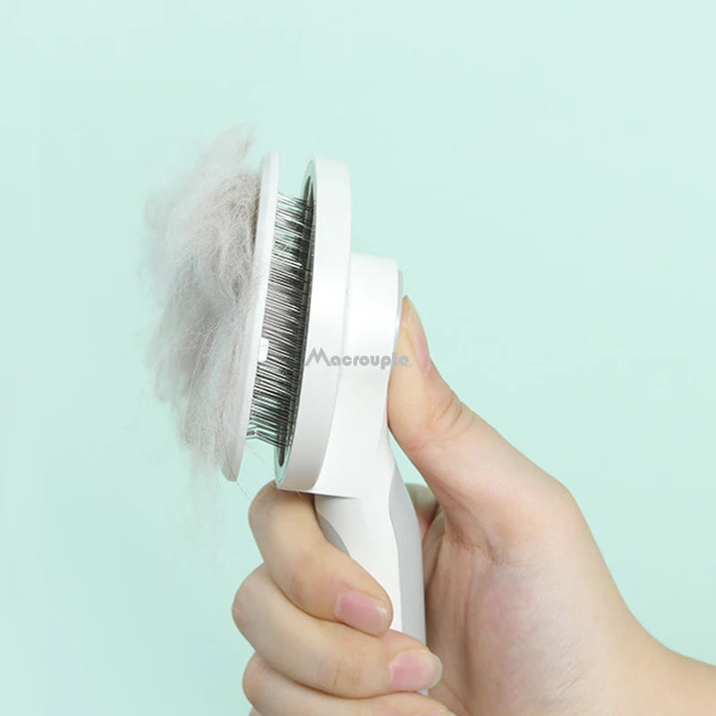 Self Cleaning Slicker Brush for Dogs and Cats