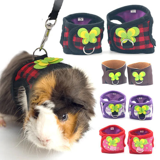 Pet Harness Vest: Star Lip Print