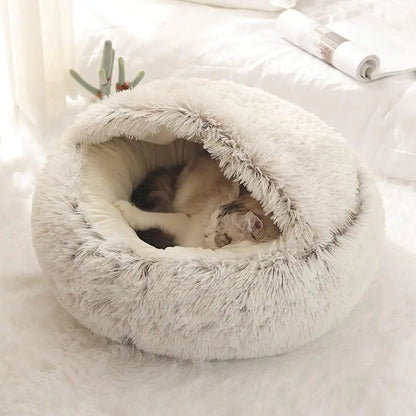 Soft Round Cat Bed