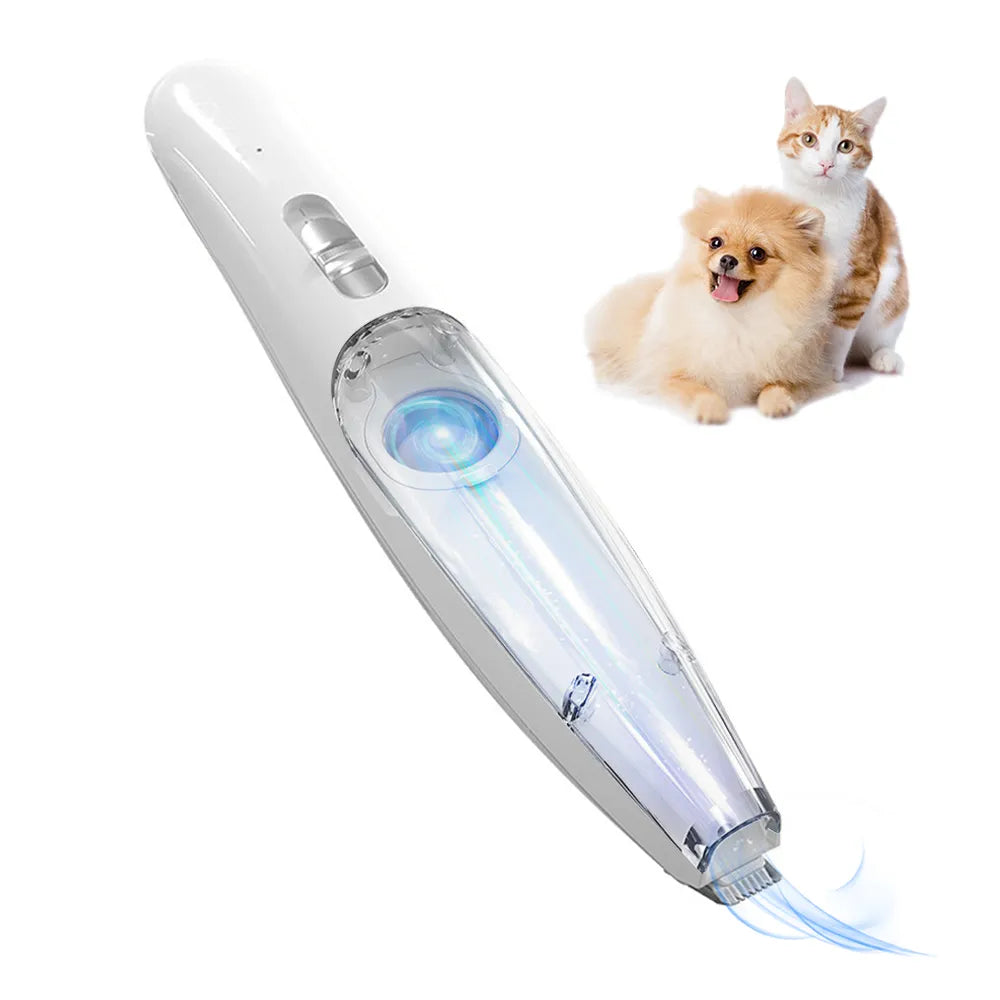 Pet Hair Trimmer With Vacum for dog and cats