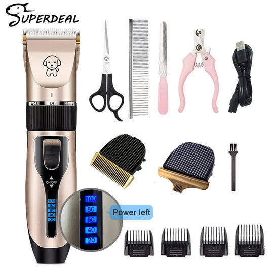Dog Hair Clippers Grooming Set