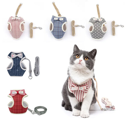 Bowknot Cat Harness