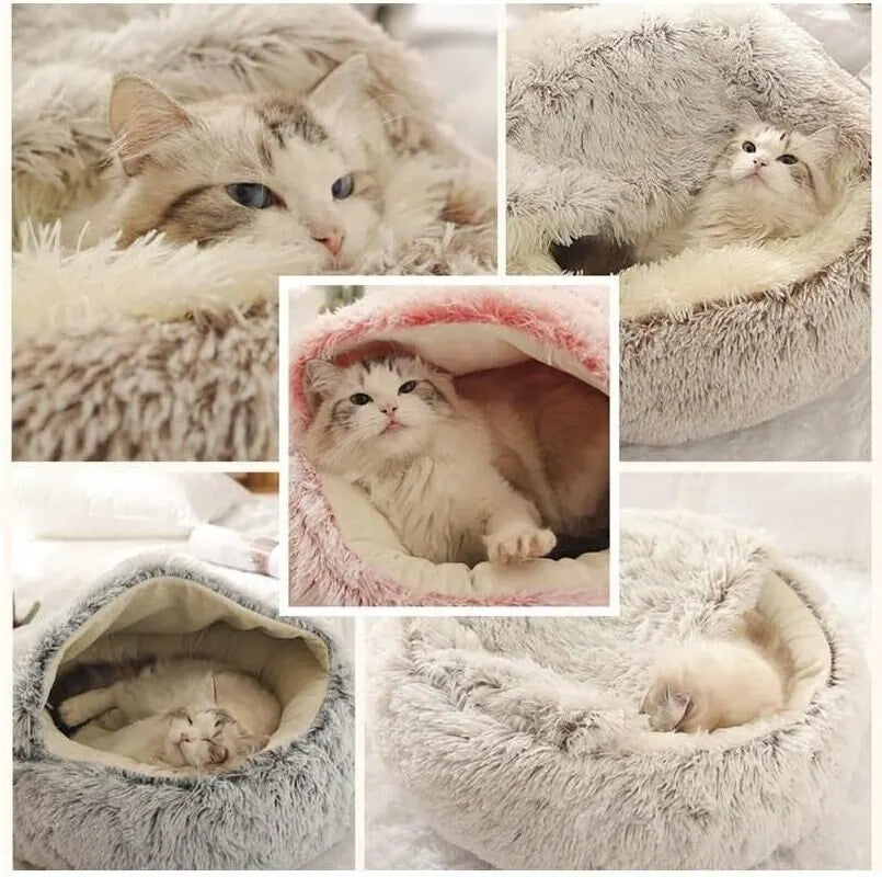 Soft Round Cat Bed