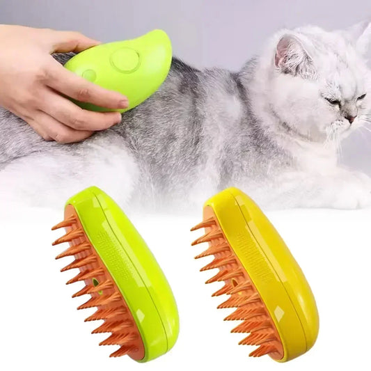 3 In 1 Cat Steamy Massage And Hair Grooming Brush