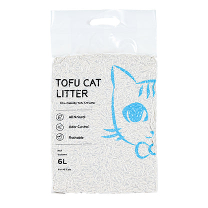 Quick-Clumping Tofu Cat Litter | Dust-Free & Water-Soluble Formula