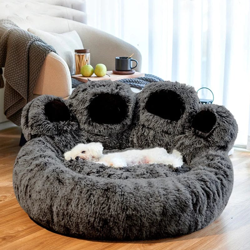 Warm Bear Paw Shape Dog House