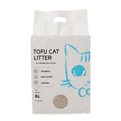 Quick-Clumping Tofu Cat Litter | Dust-Free & Water-Soluble Formula